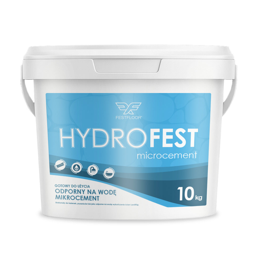 Microcement kit for bathroom walls HYDROFEST - 10m²