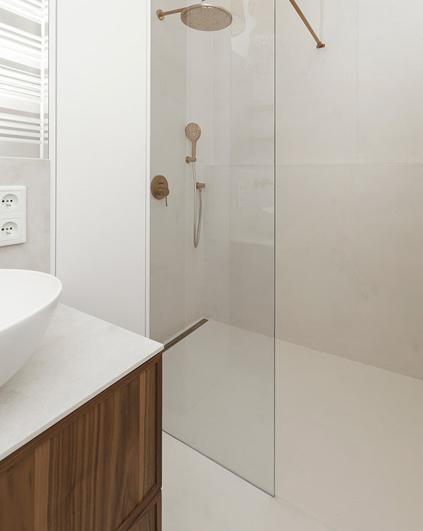 microcement in the bathroom
